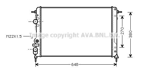 PRASCO RTA2266: Radiator, racire motor