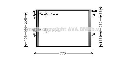PRASCO RTA5297: Condensator, climatizare