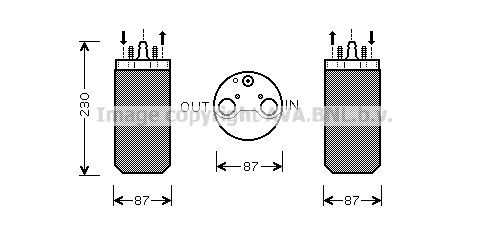 PRASCO RTD350: Uscator, aer conditionat R134a