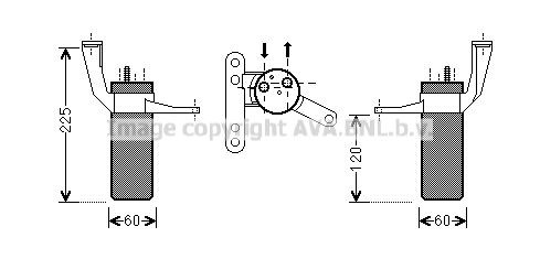 PRASCO RTD442: Uscator, aer conditionat R134a