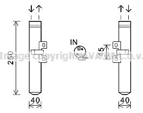 PRASCO RTD557: Uscator, aer conditionat R134a