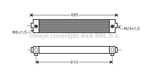 PRASCO SC3023: Õliradiaator, mootoriõli