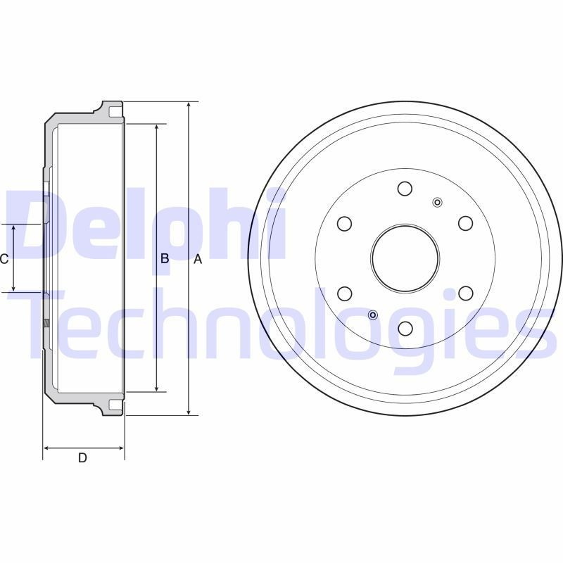 DELPHI BF505: Piduritrummel 314mm