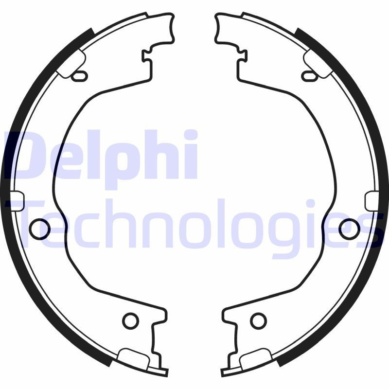 DELPHI LS2035: Piduriklotside komplekt, seisupidur