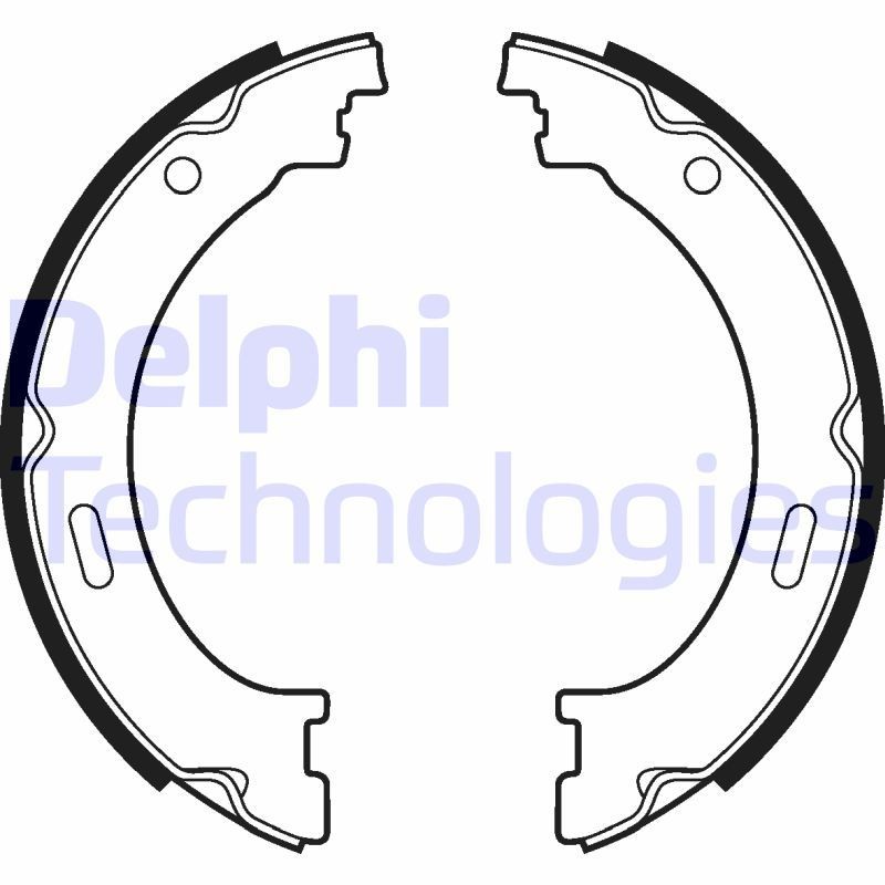 DELPHI LS2041: Piduriklotside komplekt, seisupidur