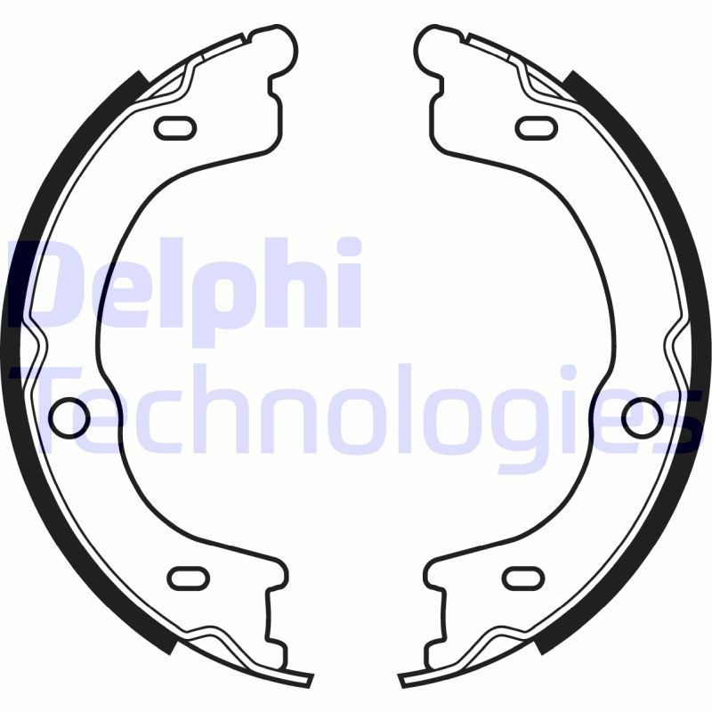 DELPHI LS2048: Piduriklotside komplekt, seisupidur