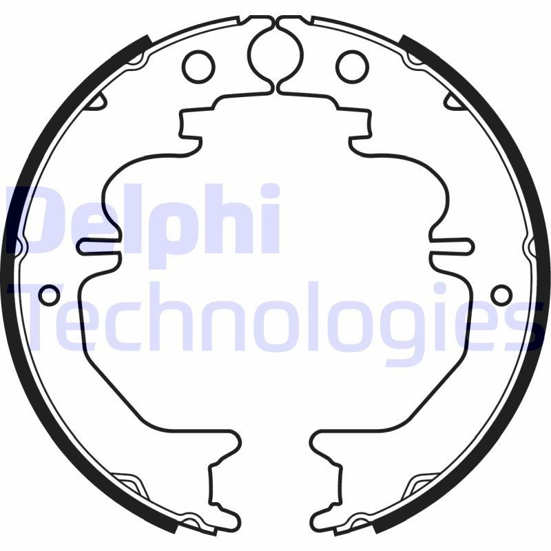 DELPHI LS2053: Piduriklotside komplekt, seisupidur