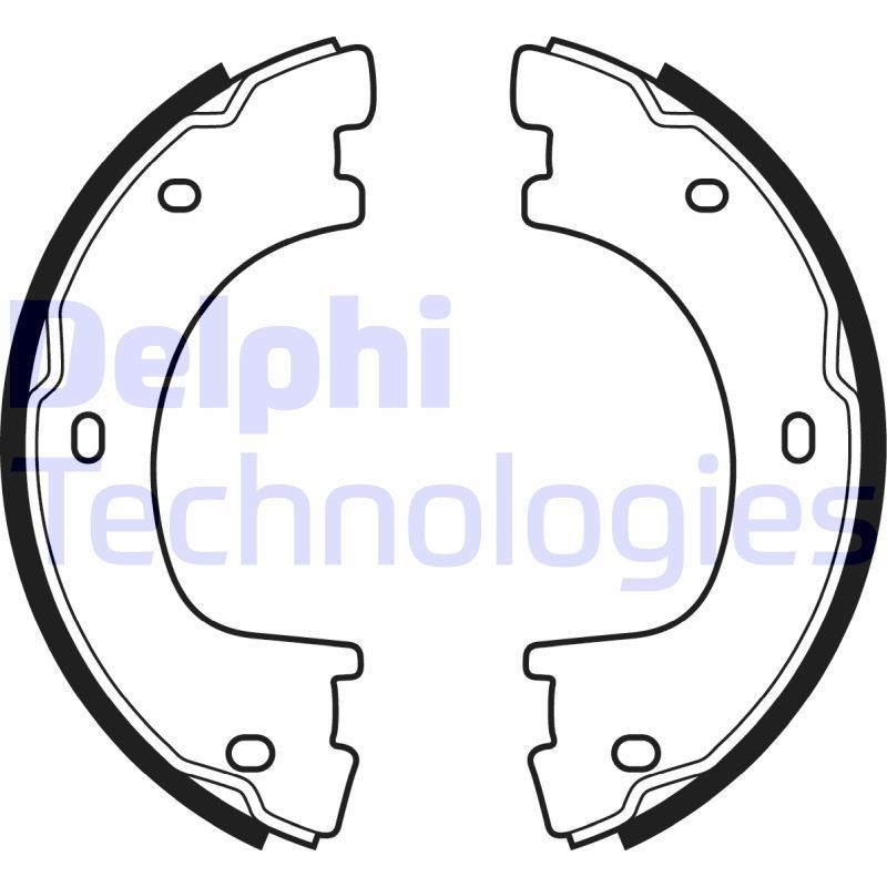 DELPHI LS2054: Piduriklotside komplekt, seisupidur