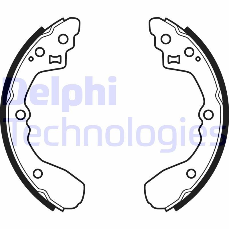 DELPHI LS2060: Set saboti frana