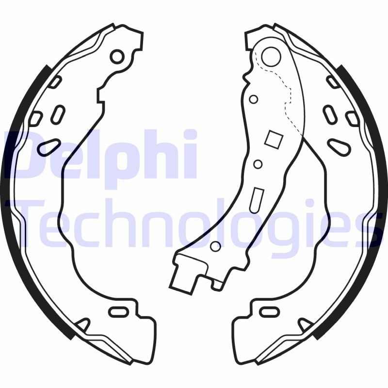 DELPHI LS2065: Piduriklotside komplekt