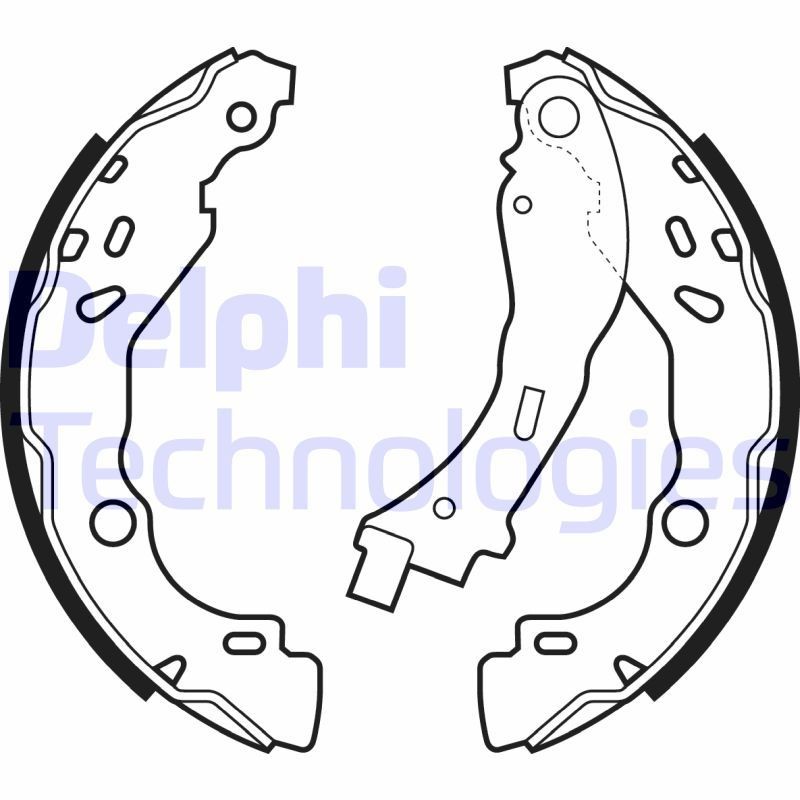DELPHI LS2066: Piduriklotside komplekt