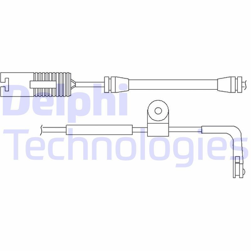 DELPHI LZ0159: Hoiatuskontakt, piduriklotside kulumine