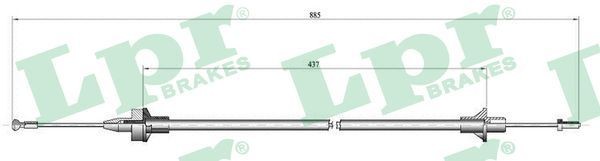 LPR A1039V: Piduriketas Ø: 330mm, sisemine õhutus, Ø: 330mm