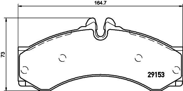 TEXTAR 2915370: Piduriklotsid Lightweight Technology