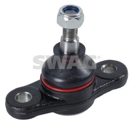 SWAG 91 94 1692: Rotule de suspension Essieu avant gauche, inférieur, Essieu avant droit, 14,5mm, avec écrou de blocage