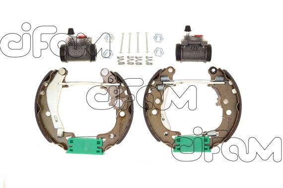 CIFAM 151-001: Set frana, frana tambur cu regulator integrat