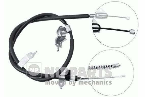 NIPPARTS N3922058: Cablu, frana de parcare 1556mm, 1556mm