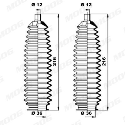 MOOG K150203: Ansamblu burduf, directie