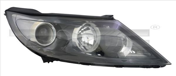 TYC 20-12803-15-2: Φανάρια εμπρός δεξιά, H7/H7, με ηλεκτρικό μοτέρ