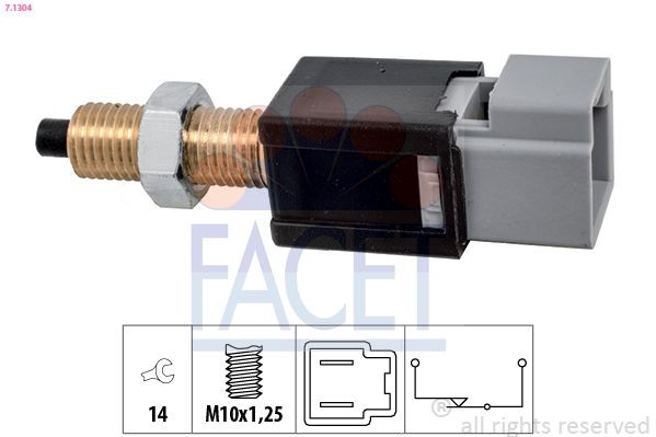 FACET 7.1304: Comutator lumini frana Made in Italy - OE Equivalent