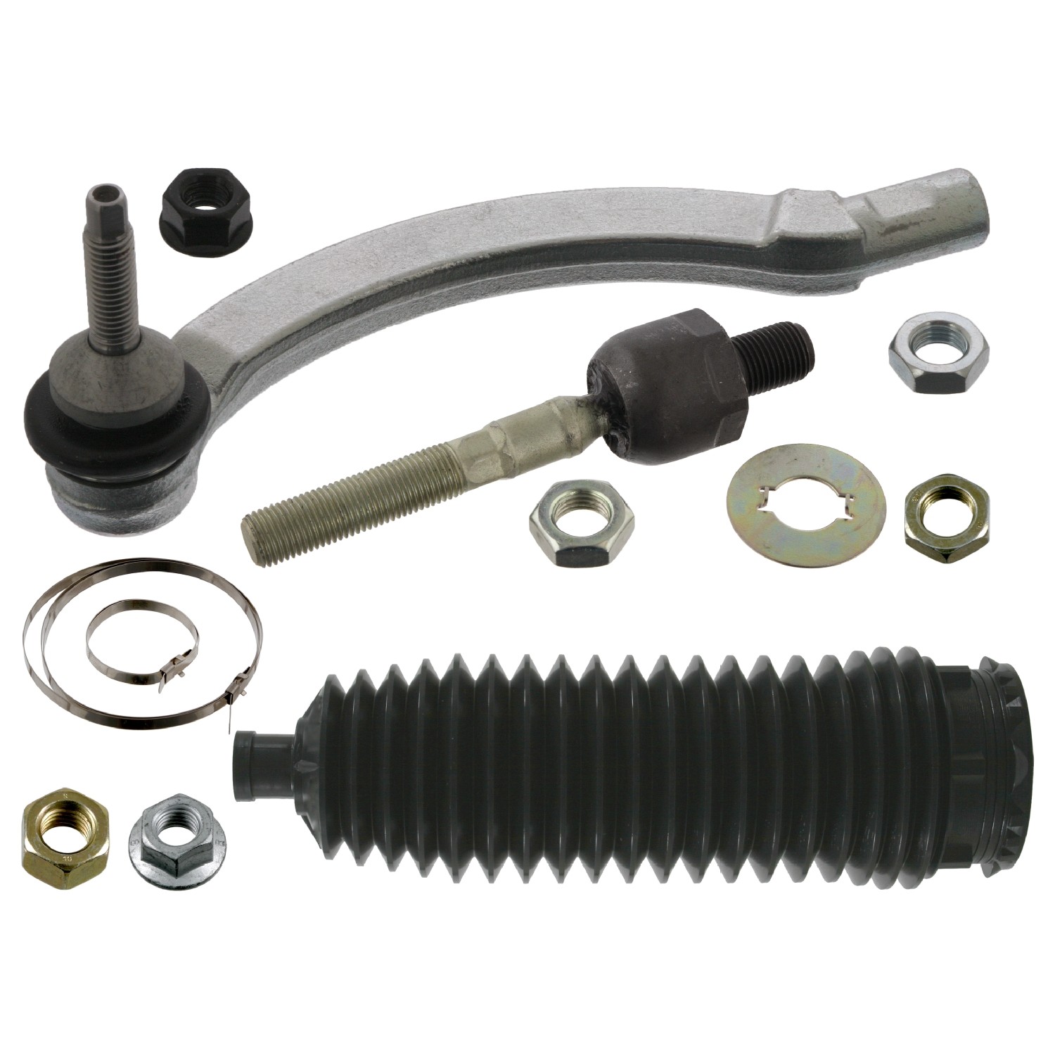 FEBI BILSTEIN 40557: Bara directie Axa fata stanga, cu piulițe, cu carcase, cu burduf
