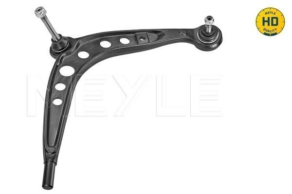 MEYLE 44-16 050 0003: Bras de suspension supérieur, Essieu avant droit, Fonte d'acier, avec rotule de suspension, avec support en caoutchouc, ORIGINAL Quality