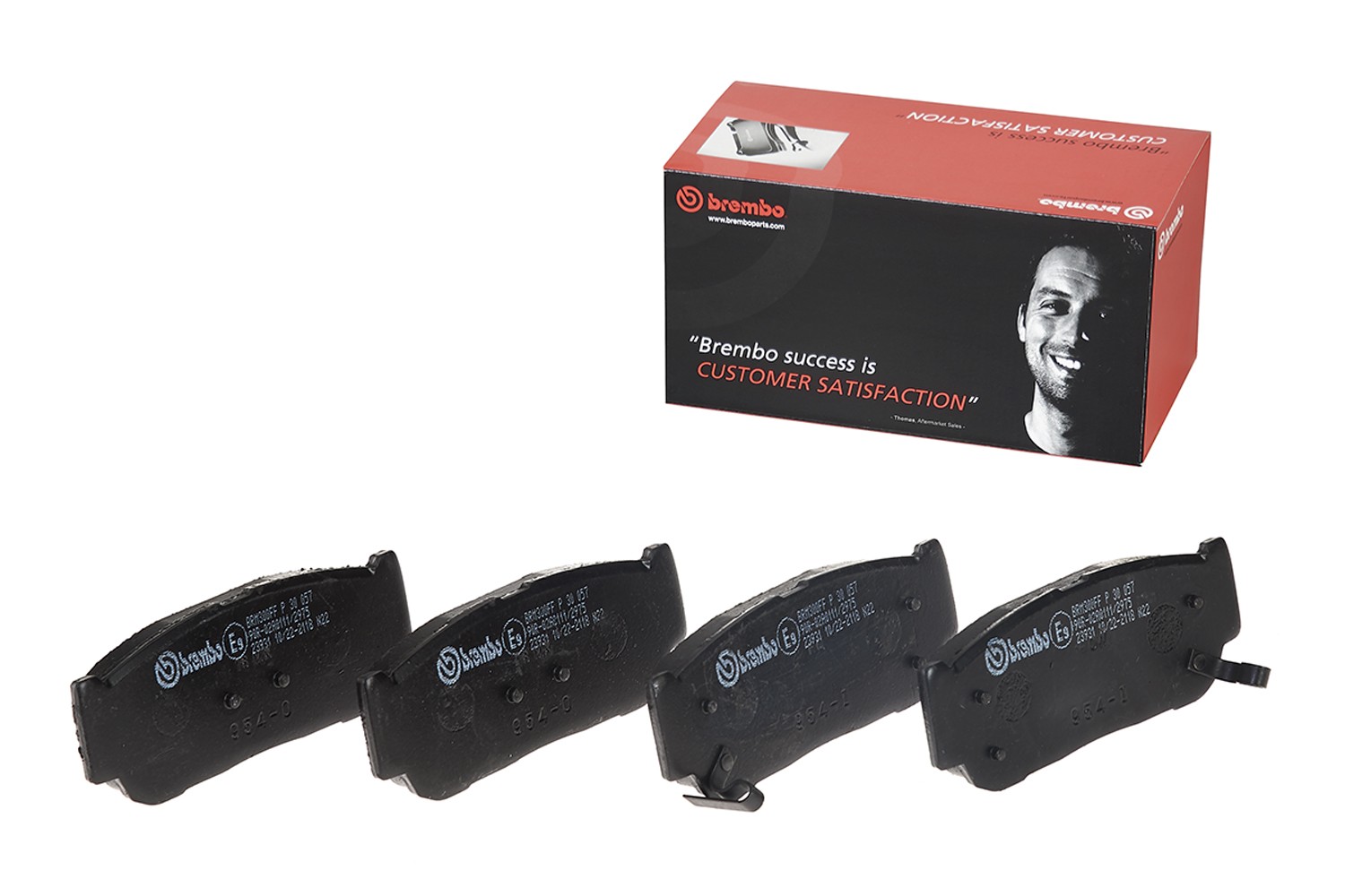 BREMBO P 30 057: Plăcuțe de frână PRIME LINE fara accesorii, cu tabla anti scartait