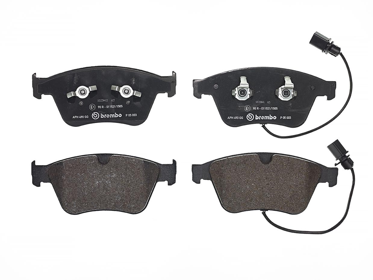 BREMBO P 05 003: Plăcuțe de frână PRIME LINE cu acceasorii, cu clema piston, cu tabla anti scartait