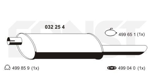 ERNST 032254: Lõppsummuti 800mm