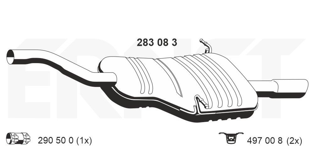 ERNST 283083: Lõppsummuti 1080mm