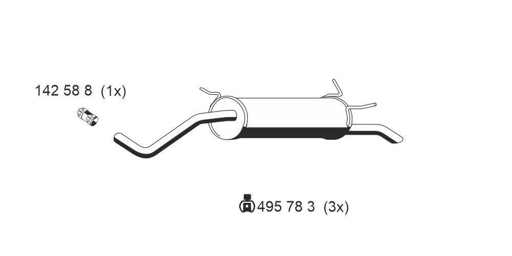 ERNST 530040: Lõppsummuti 1320mm
