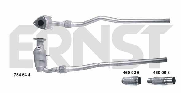 ERNST 754644: Catalizator cu material de atașare/fixare Set