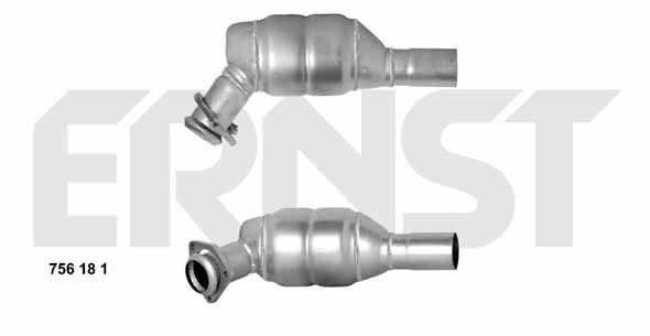 ERNST 756181: Catalizator spate, cu set de montaj Set