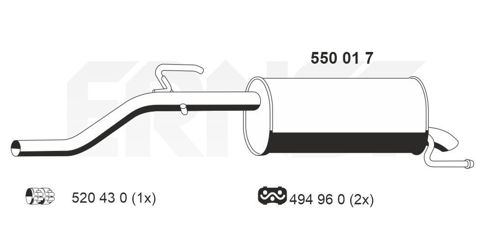 ERNST 550017: Toba esapament finala