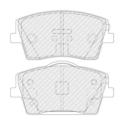 FERODO FSL1659: Piduriklotsid SL