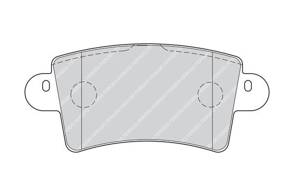 FERODO DDF1303-1: Disc de frână Ř: 280mm, plin, cu suruburi