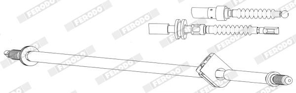 FERODO DDF819-1: Piduriketas Ø: 278mm, täis