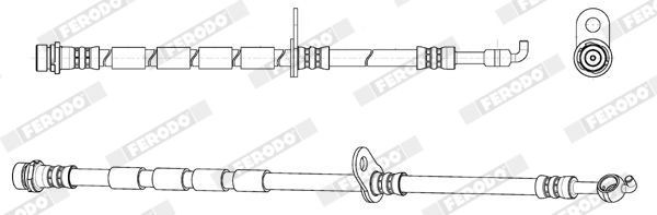 FERODO DDF067-1: Piduriketas Ø: 251mm, täis, koos kruvidega