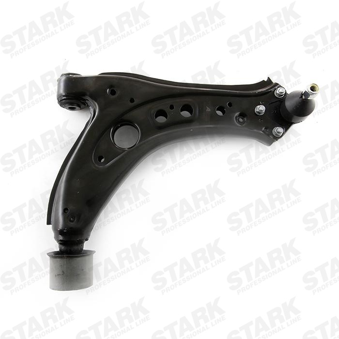 STARK SKCA-0050031: Brat, suspensie roata Axa fata dreapta, partea de jos, tabla de otel, cu articulatie de sarcina/ghidare, cu bucsa de cauciuc