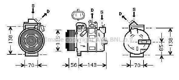 PRASCO AI2361: Radiator, racire motor