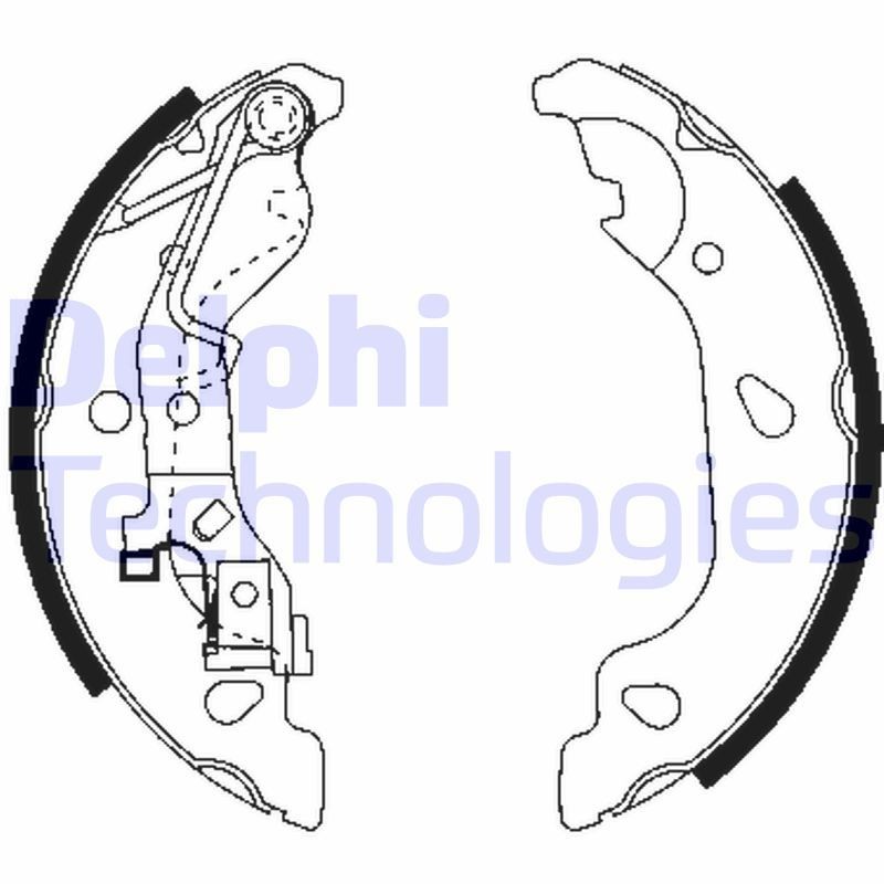 DELPHI LS1859: Piduriklotside komplekt