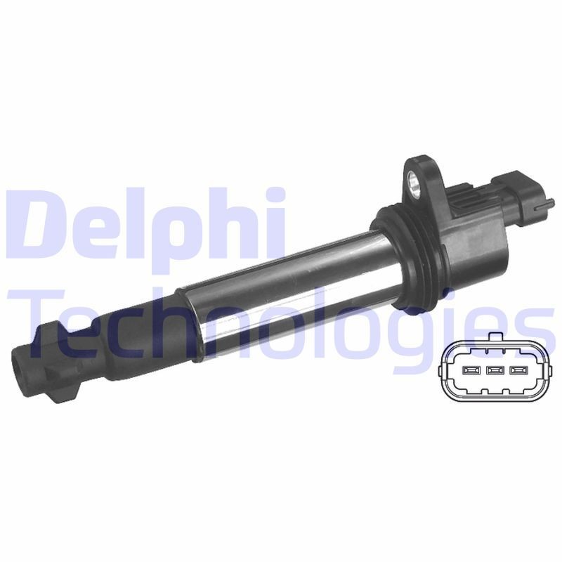 DELPHI GN10570-12B1: Süütepool 12V, 3-poolsus