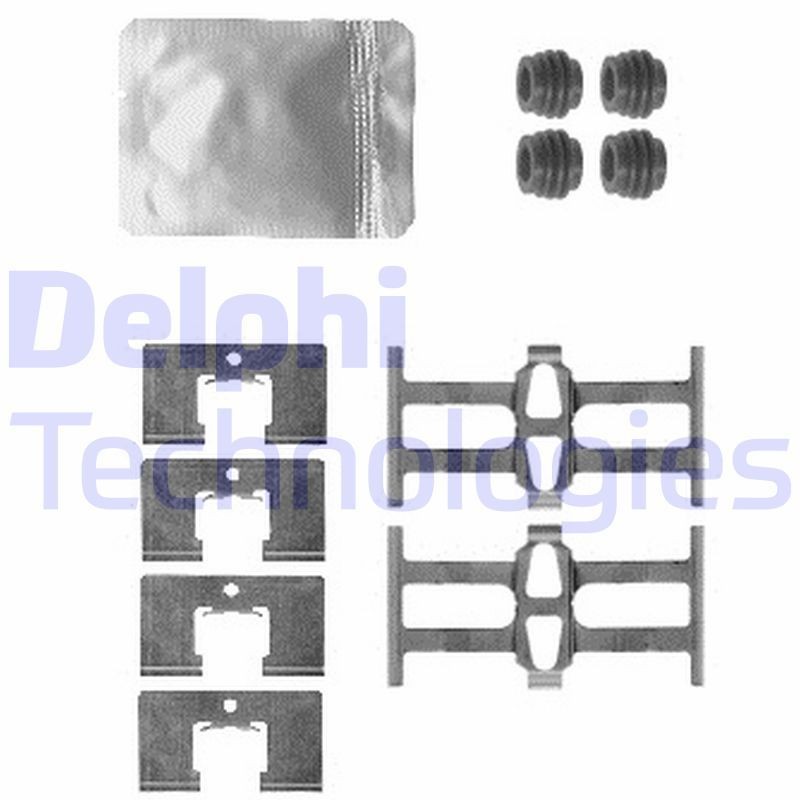 DELPHI LX0562: Lisakomplekt, ketaspiduriklotsid