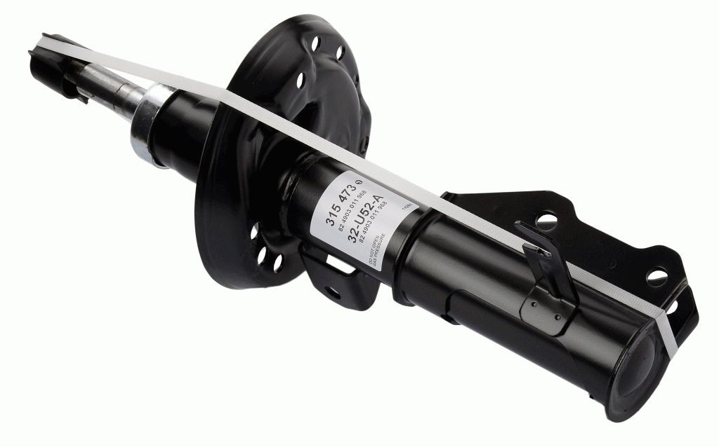 SACHS 315 473: Amort esisild vasakul, Gaasirõhk, Vedruamort