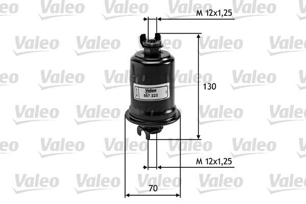 VALEO 587222: Filtro combustible