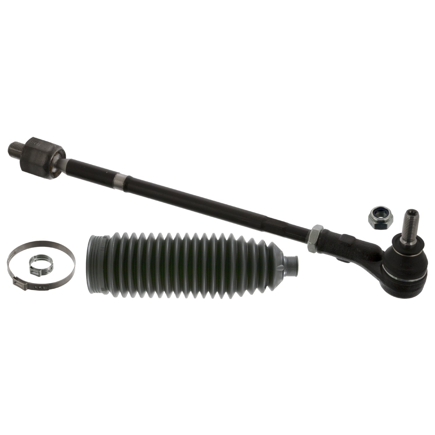FEBI BILSTEIN 44347: Spoorstang Vooras links, met moeren, Met bellen, Met stuurhuisrubber