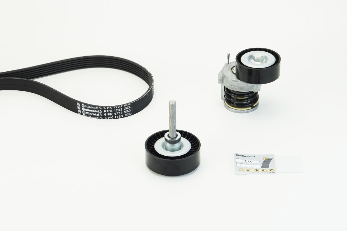 CONTITECH 6PK1733K3: Set curea transmisie cu caneluri