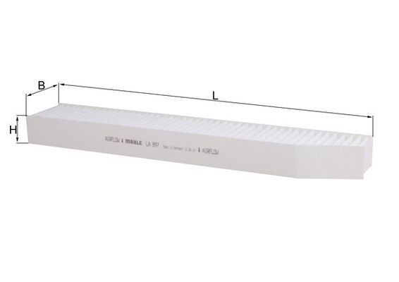 MAHLE ORIGINAL LA 897 Innenraumfilter Partikelfilter