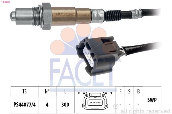 FACET 10.8200: Lambda andur Made in Italy - OE Equivalent