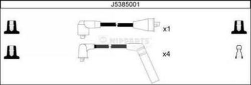 NIPPARTS J5385001: Set cablaj aprinder 7mm²